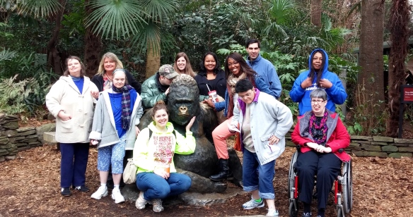 Our DD Staff and Adults at Zoo Atlanta
